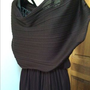 Vintage chocolate brown dress, Medium